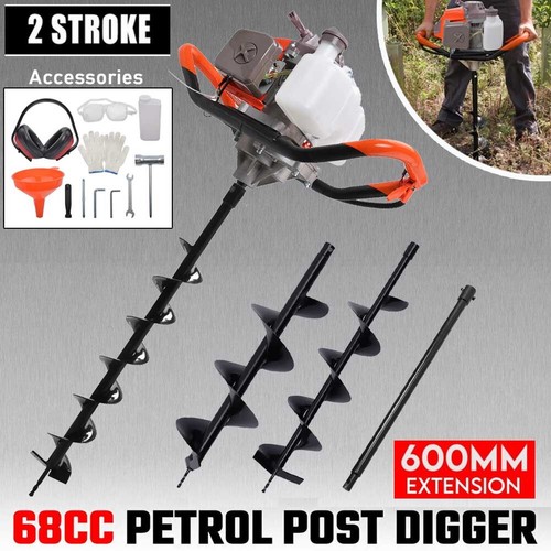 Petrol earth auger post hole - auger,