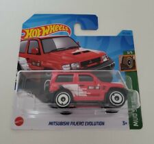 Hot Wheels Mitsubishi Pajero 4x4 AWD Evolution Rally Art 1:64 Diecast in Box 