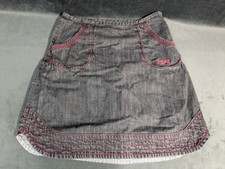 SKFB Size 8-10 Skunkfunk Denim Mini Skirt W/ Pockets Sustainable & Ethical