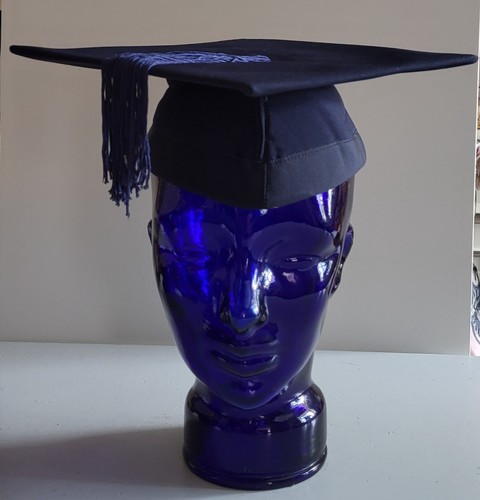 Adult size black - mortar, board