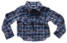 Dolce & Gabbana Childrens Kids Blue White Red Check Shirt 18-24 Months, New