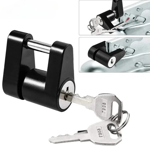 Trailer hitch coupling lock - trailer,