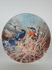 Coalport Limited Edition  Kingfisher At Daw'n "Frosty Mornings" Display Plate