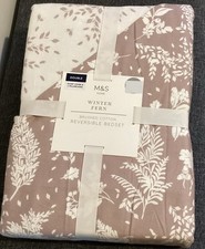 BNWT MARKS AND SPENCER DOUBLE DUVET SET WITH 2 PILLOWCASES PINK