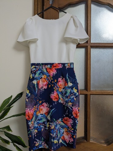 Paper dolls white floral - , dress