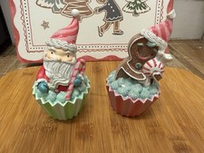 Santa & Gingerbread Cupcake Ornaments