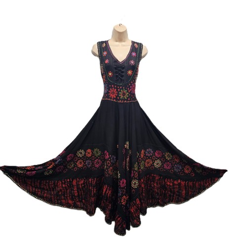 Fit and flare maxi dress - fit,