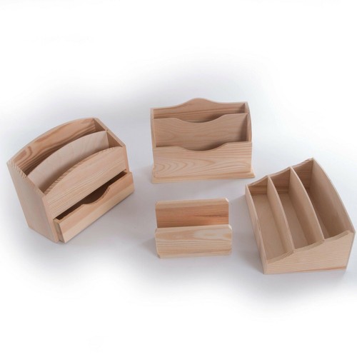 Wooden letter rack - |, various