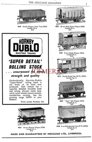 1950s hornby dublo - hornby, rolling