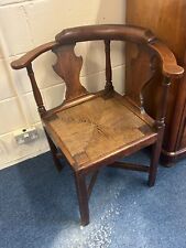 Antique Rush Seated Corner