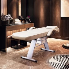 Massage Table Triple Fold Portable Couch Beauty Face Treatment Tattoo Spa Bed UK