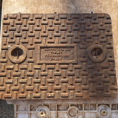 Cast iron manhole - cast,