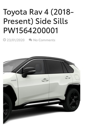 Genuine toyota side trim - side,