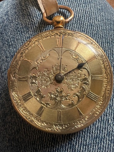 18ct gold pocket - , watch
