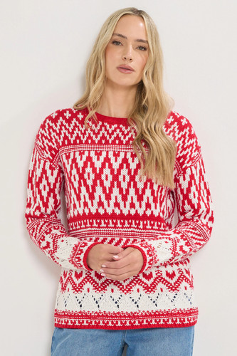 Lts tall fairisle jumper - lts,
