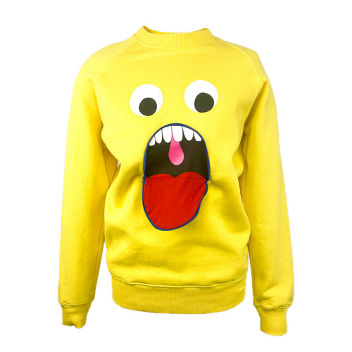 Lazy oaf yellow sweatshirt - lazy,
