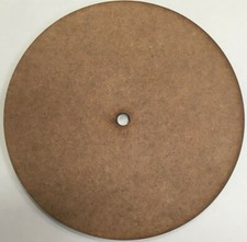 Clock Face MDF Round Craft Blanks 10mm Centre Hole 3mm or 6mm thick