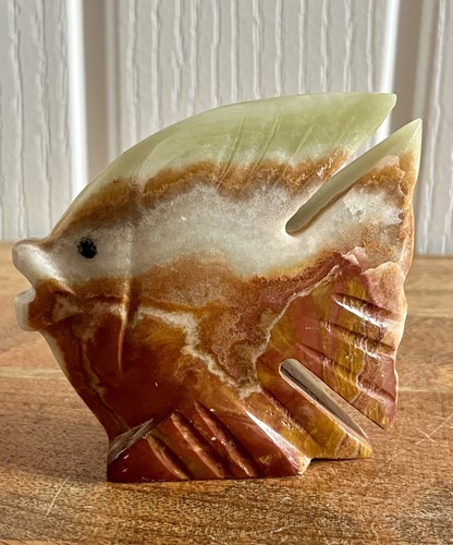 Vintage hand made carved onyx - carved,
