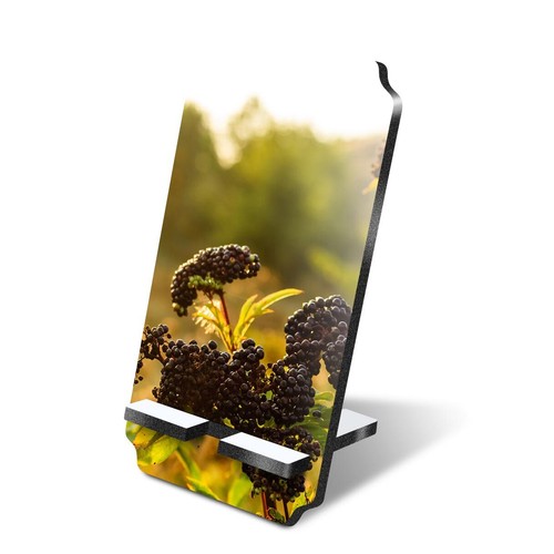 Mdf mobile phone stand black - stand,