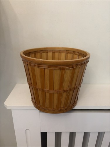 Vintage bamboo woven waste - bamboo,