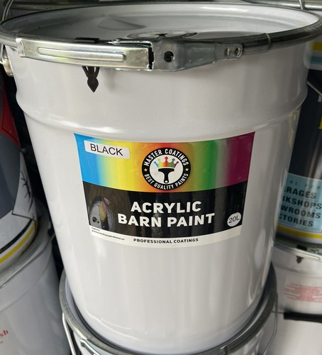 Black acrylic barn and - black,
