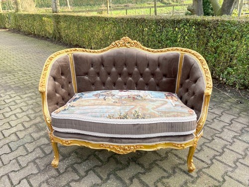 Sofa french louis - french, xvi