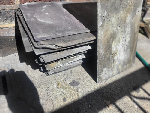 Reclaimed roof slates - roof, 10