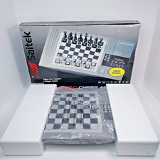 Vintage Saitek Kasparov Talking Chess Academy Tested Battery Powered No Manual