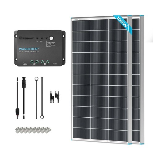Renogy 200w solar panel kit - 200w,