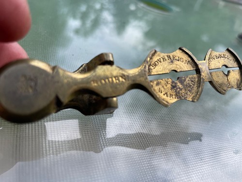 Bourn antique sovereign coin
