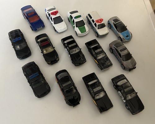 14x matchbox police vehicles - 14x,