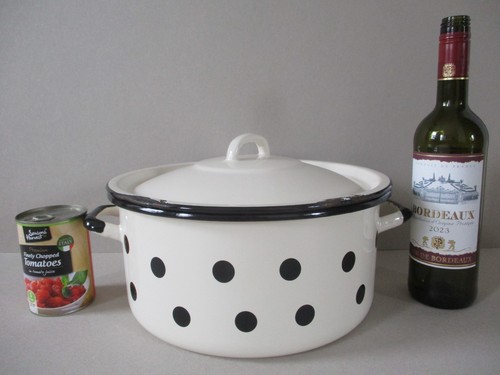 Large emalia enamel - enamel, bin