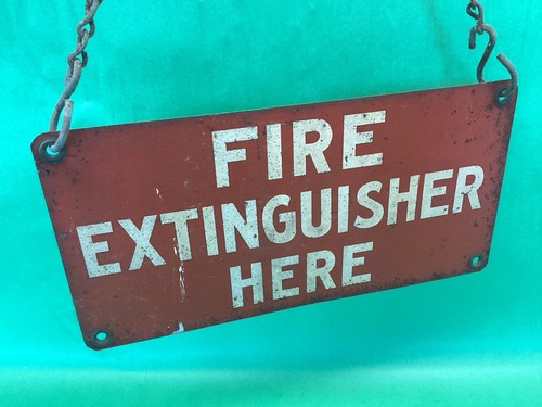Vintage fire extinguisher here - vintage,