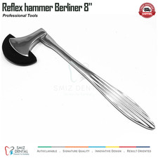 BERLINER REFLEX HAMMERS KNEE AXE 8" TENDON PHYSIOTHERAPY NEUROLOGY TOOL CE MARK