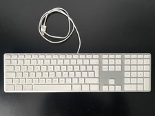 Genuine Apple Extended Keyboard A1243 USB Wired UK Includes Numerical Keypad