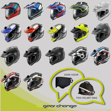 Arai Tour-X5 Adventure Motorcycle Motorbike Helmets Free Dark Visor