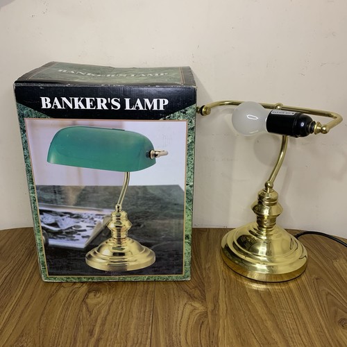 Vintage bankers lamp fully - bankers,