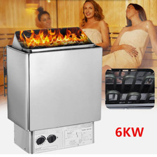 6KW Electric Wet Dry Sauna Heater Spa Steam Sauna Stove with Inner Controller UK
