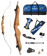 Core Wooden Recurve Adult Bow Package. 68”  LH 26lb. New, Free P&P. LEFT HANDED