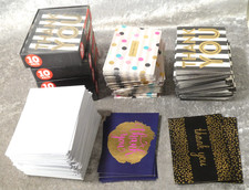 x280 Blank Thank You! Cards x4 Different Designs +Envelopes Gratitude