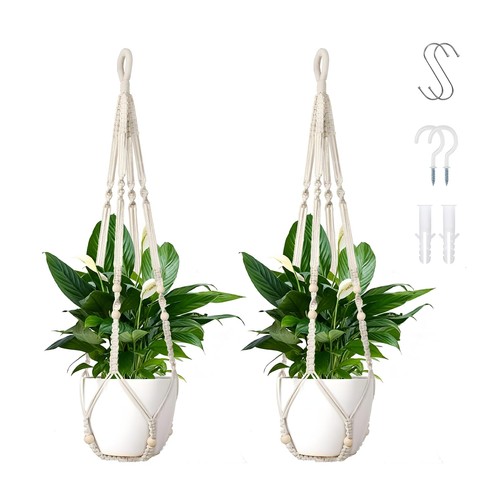 Pcs macrame plant - 2,