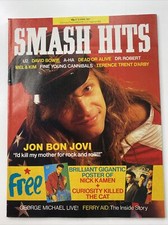 BON JOVI : SMASH HITS MAGAZINE