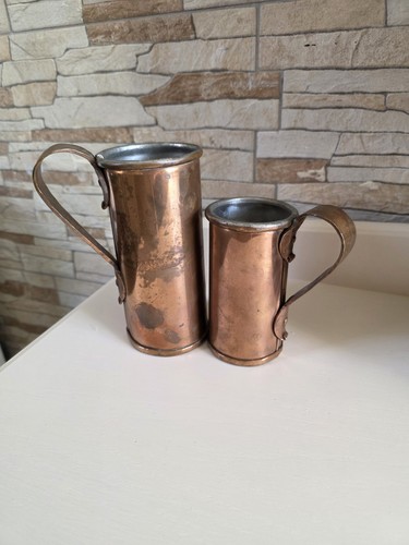 Vintage copper and brass - and,