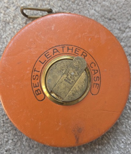 Vintage tape measure leather - measure,