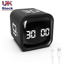 Rotation Timing Pomodoro Timer Gravity Sensing Alarm Clock  for Kids Studying