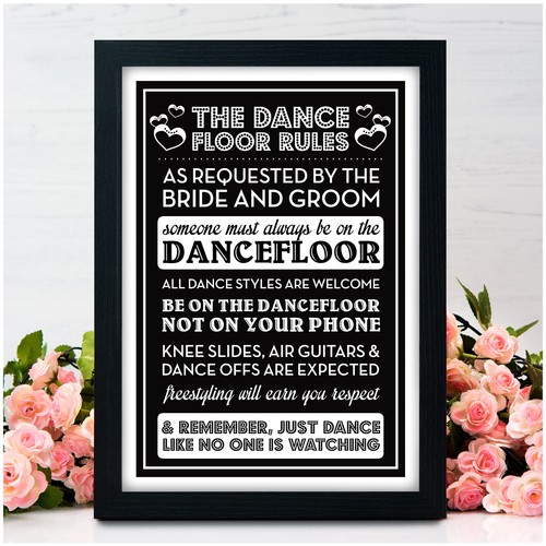 Wedding dance floor rules - dance,