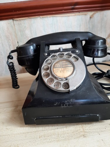 Rotary dial telephone vintage - rotary,