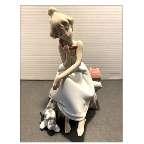 Lladro chit chat 05466 - lladro, "chit-chat"