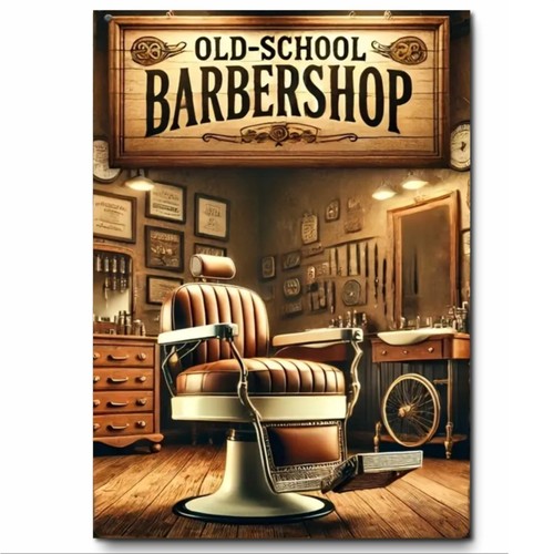Barber shop sign - sign, old