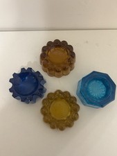 Glass Piano Castor Cups